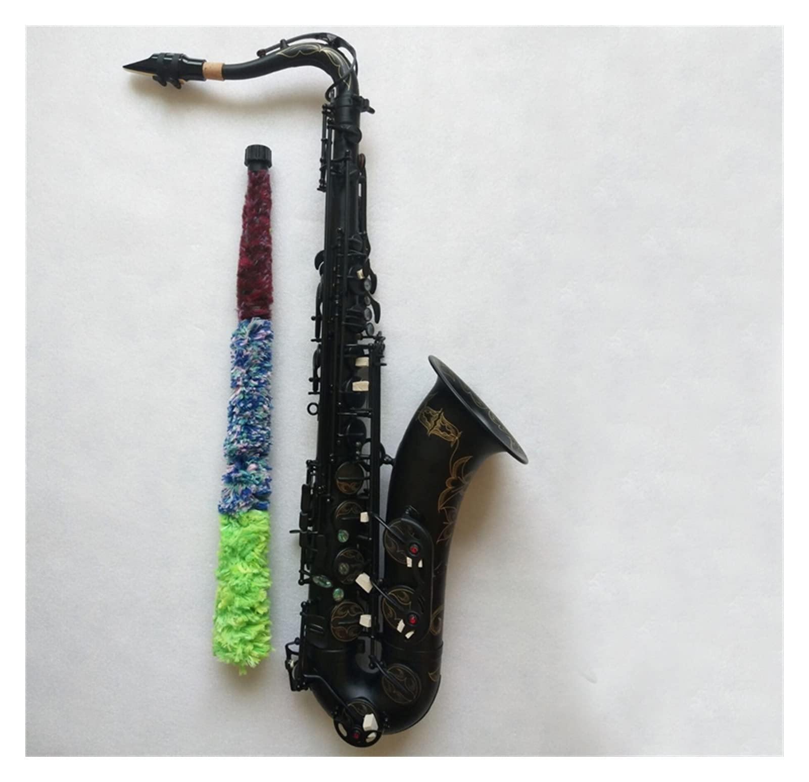 Strumento Musicale Nero Sassofono Tenor Black Strument Professionale Playing Tenor Sax Con Bocchino Kit principianti sax