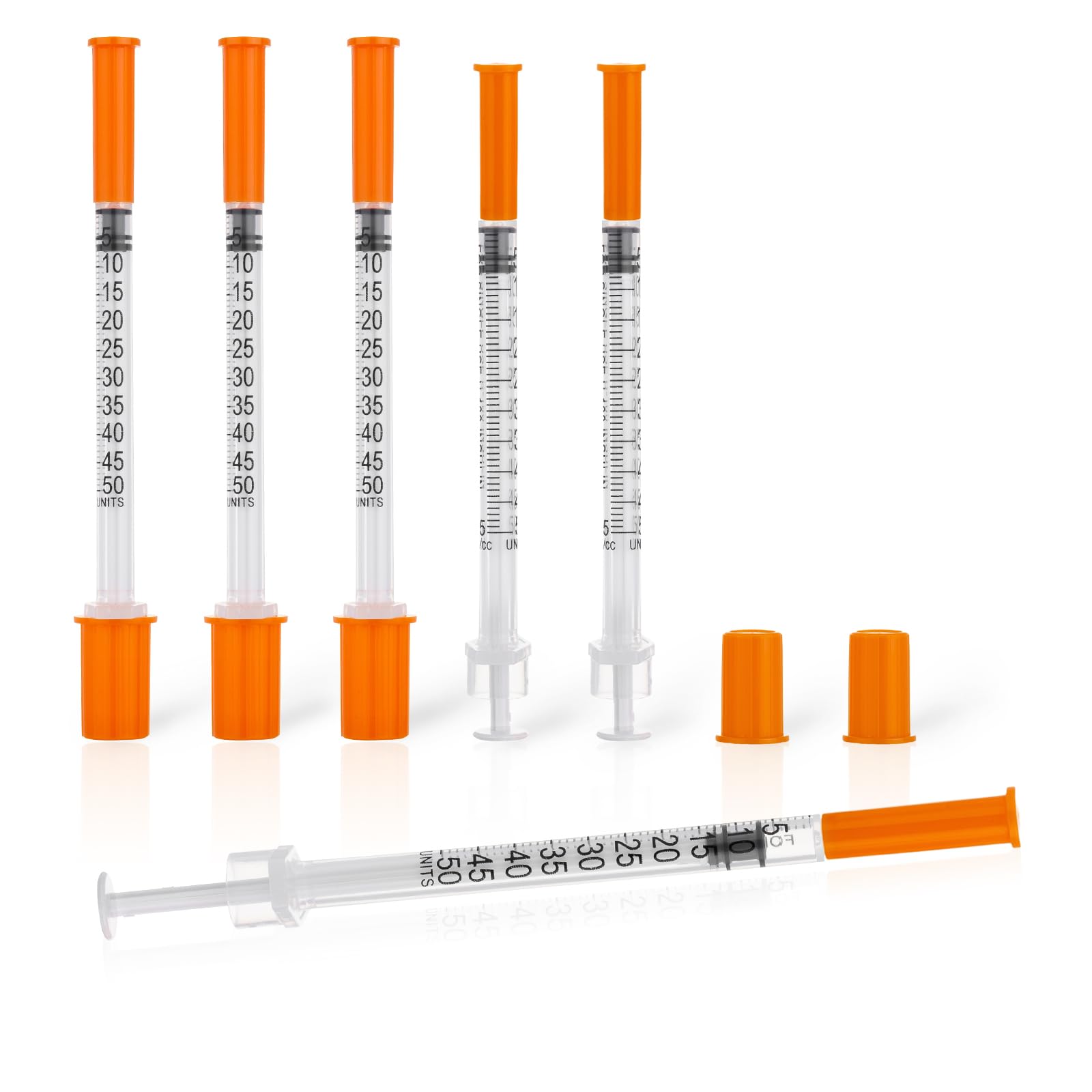 Photo 1 of 0.5ml/cc 30G 5/16 Inch Syringes, Scientific Lab Syringe, Individually Wrapped, Pack of 100