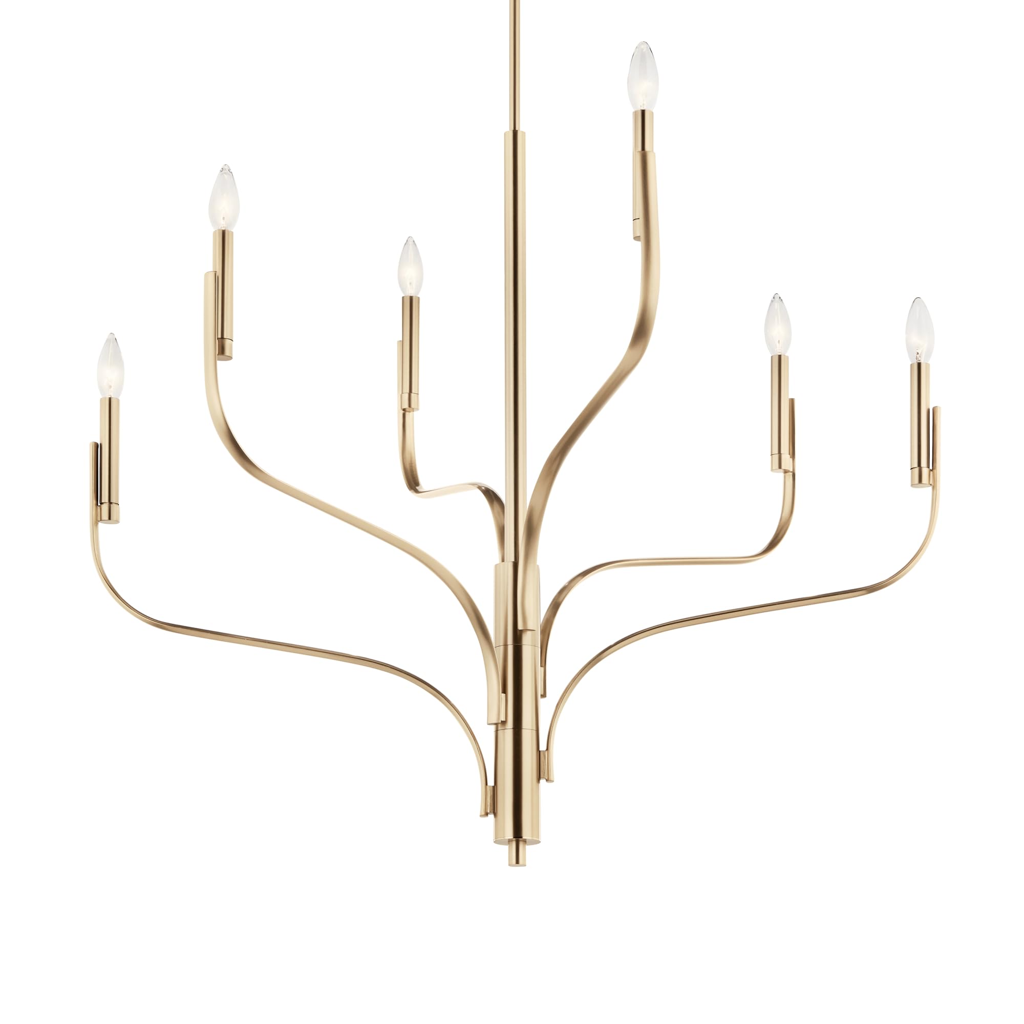 Kichler Livadia 6-Light Chandelier Modern Ceiling Light Fixture