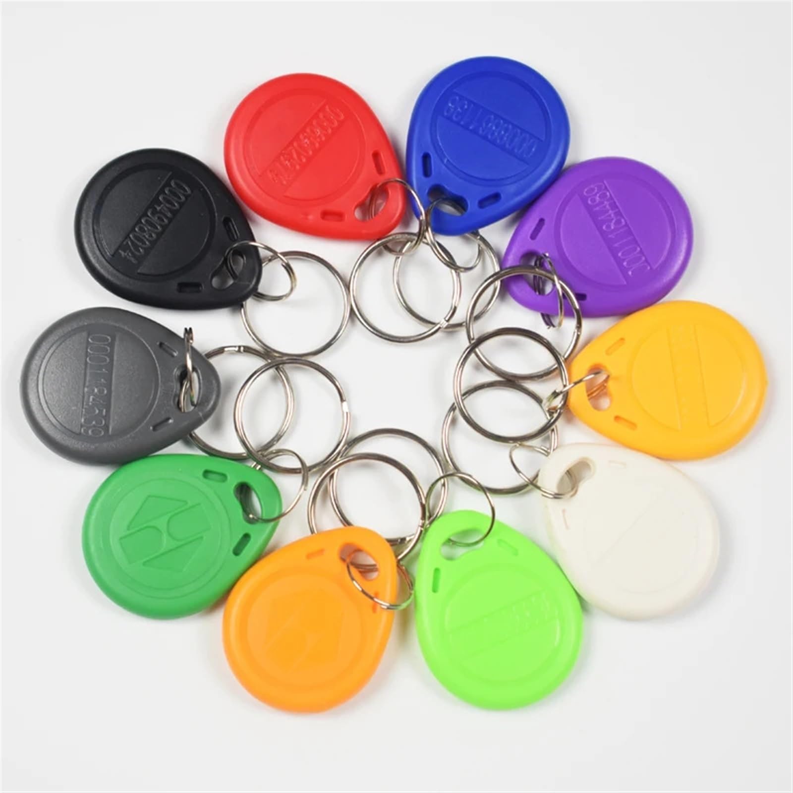 Porte-clés de proximité RFID en plastique ABS 125 kHz