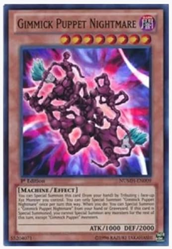 yugioh - Gimmick Puppet Nightmare NUMH-EN009 1ª edición Super Rare - Cazadores de números