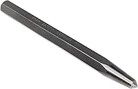 Vista 13 de Mayhew Tools 74102 Punzón central, punta de 1/2" x 3/32", acabado de granallado