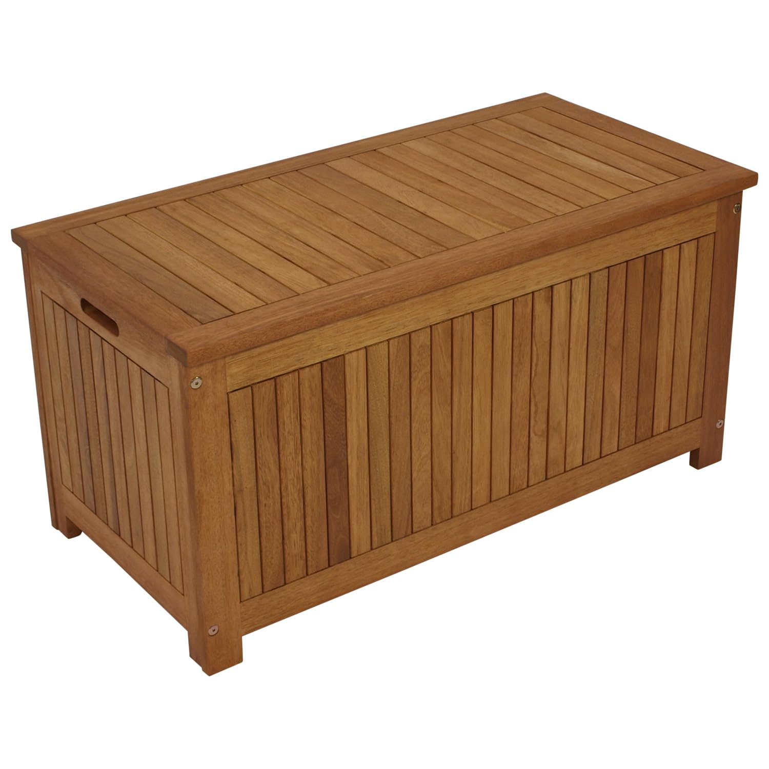 Garten Kissenbox PORTO in kleiner Ausführung, 90x45x45, Eukalyptus Holz FSC®-zertifiziert, Outdoor