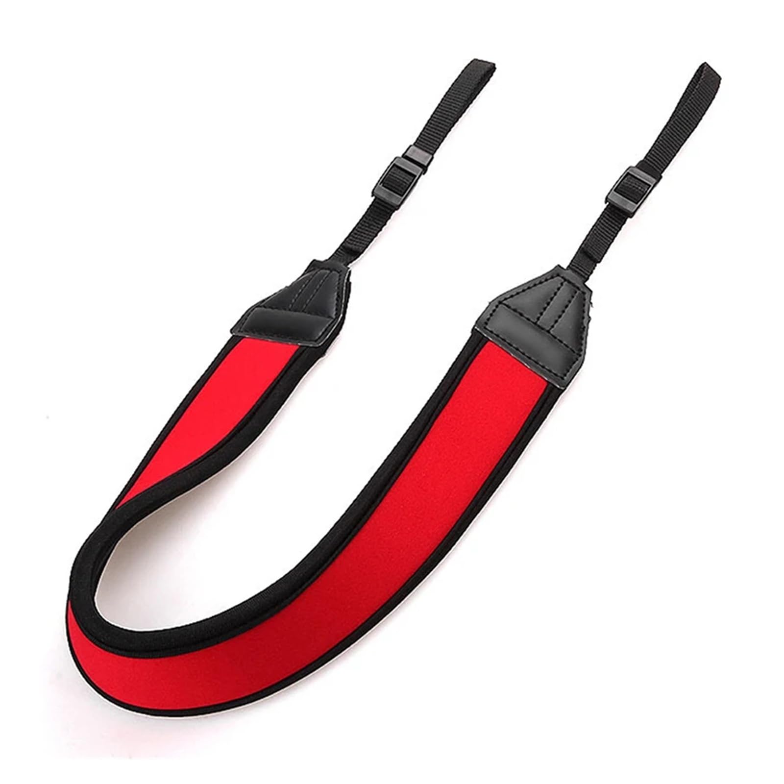 Correa Universal for Hombro y Cuello, Correas for cámara, Ajustable, Gruesa, Antideslizante, Color Rojo