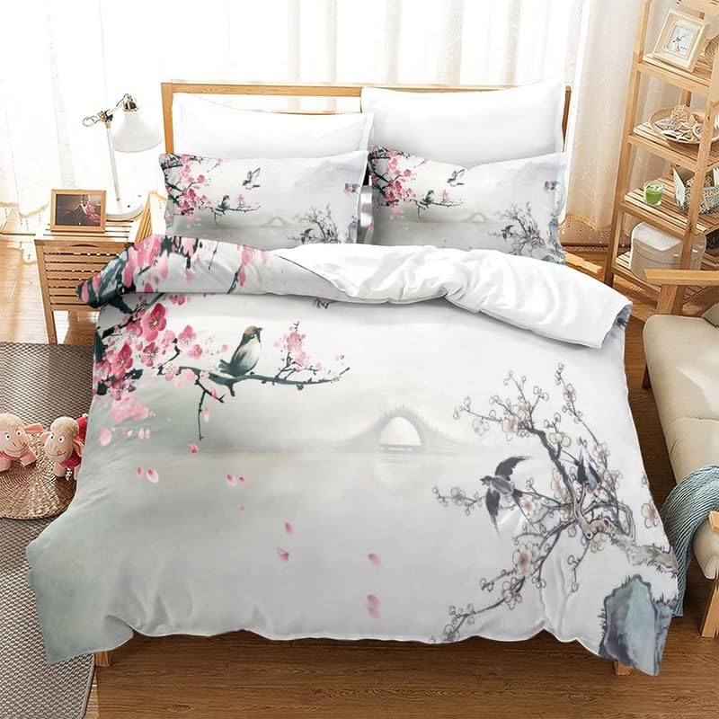 Funda Nordica Cama 180 Invierno Frio Juego de Funda NóRdica Reversible Dulce Invierno Ropa de Cama Microfibra Suave, Funda NóRdica 260x240 y 2 Fundas de Almohada 50x75 cm, con Cremallera
