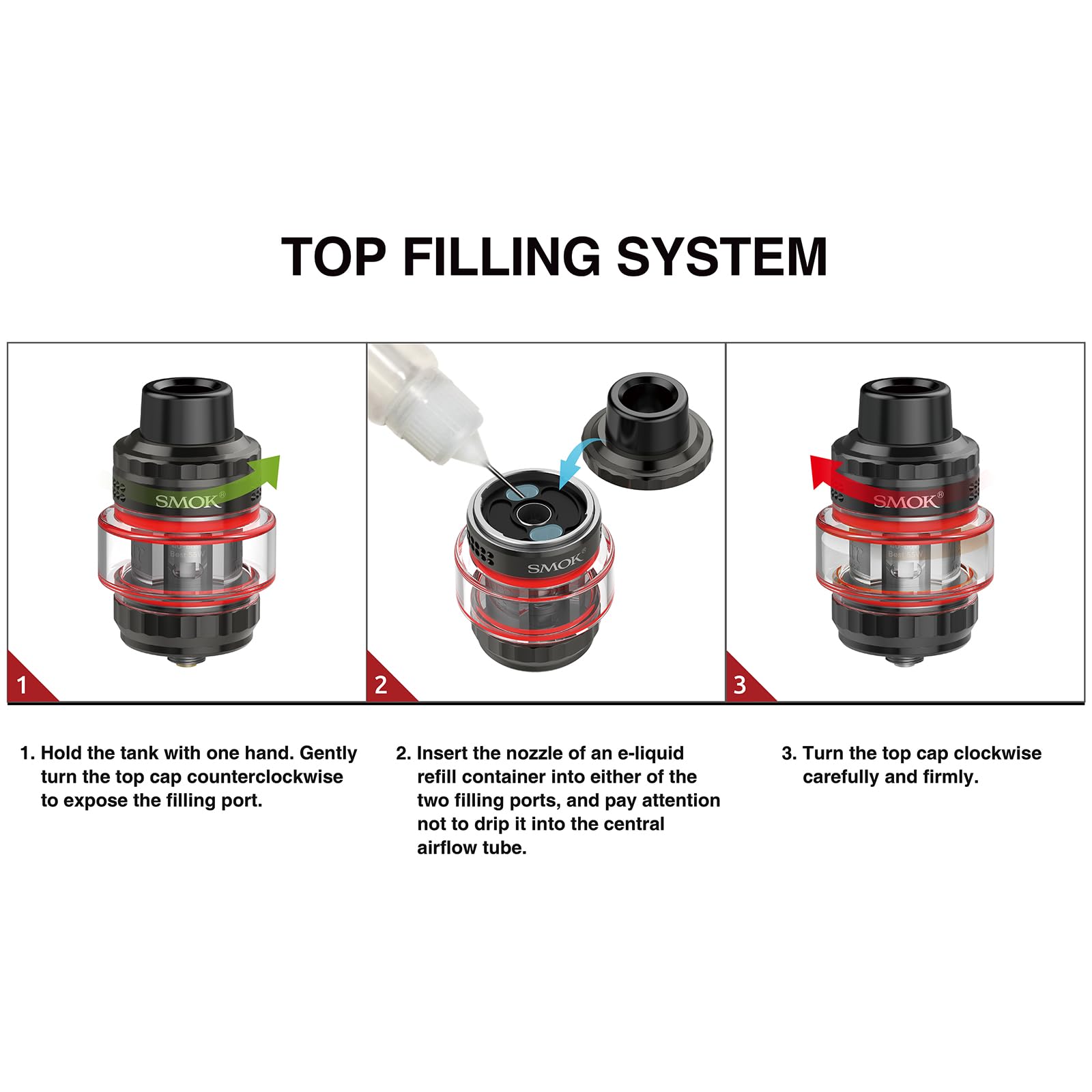 SMOK Mag Solo Mod Kit 100W T-Air Tank 5 ml 21700 18650 ohne Akku Schwarz | TA 0,2 Ohm und 0,4 Ohm Coils, auslaufsicheres Top-Fill-System, TFT-Display, USB-C-Laden, ohne Nikotin