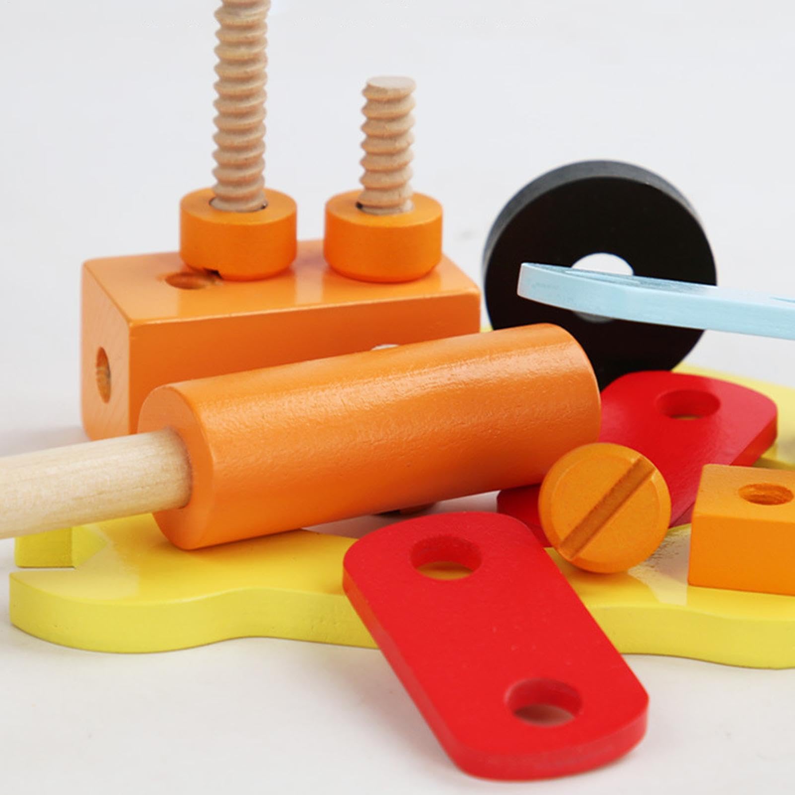 Set Da Carpentiere Per Bambini Interattivi Educativi In Legno Puzzle STEM