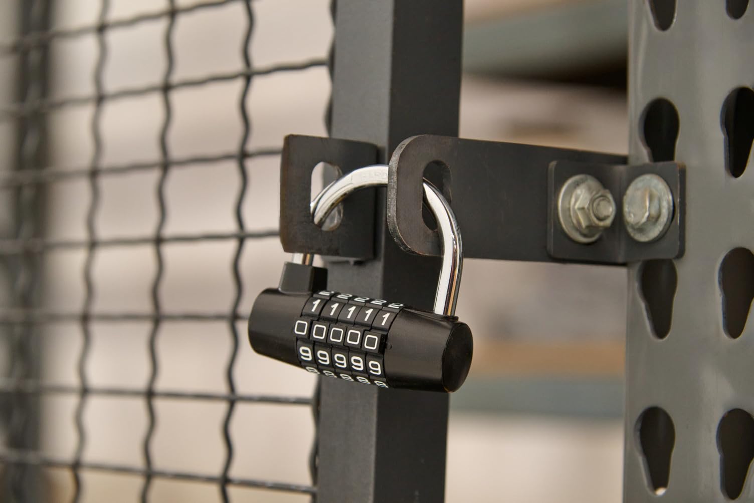 Brinks Candado de combinación reajustable con barra en U pequeña de 2-7/8 pulgadas