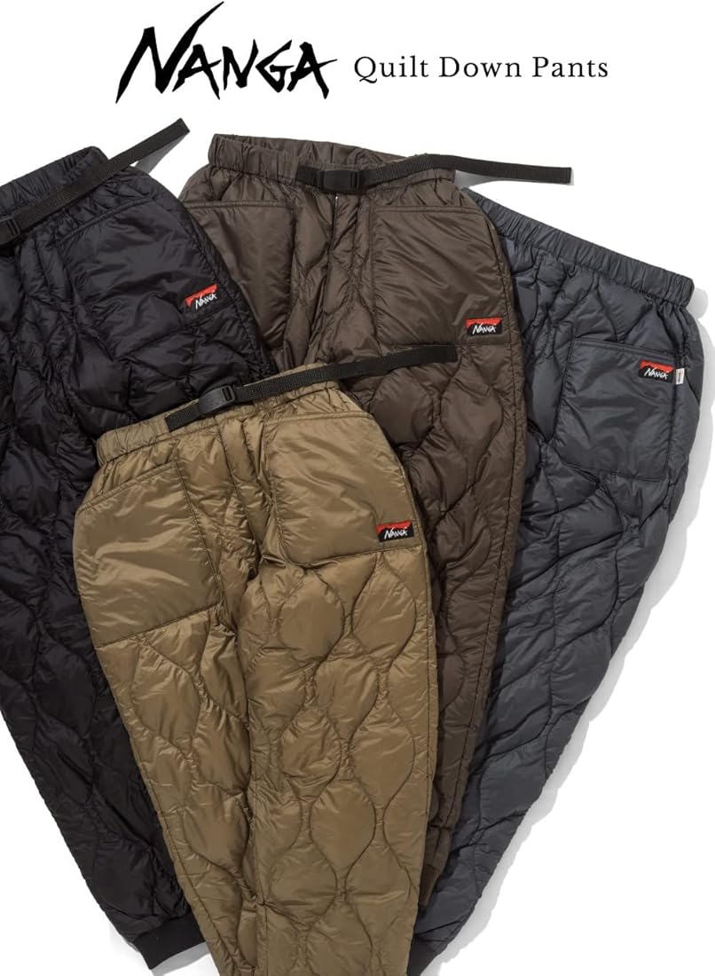 高級感高級感NANGA キルトダウンパンツ Mサイズ Orange別注 その他