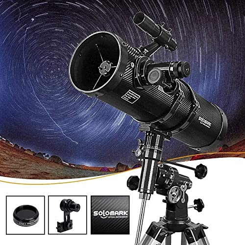Telescópio Refletor Newtoniano com lente 130mm com acessórios e adaptador para SmartPhone 6 61nkKSXef8L