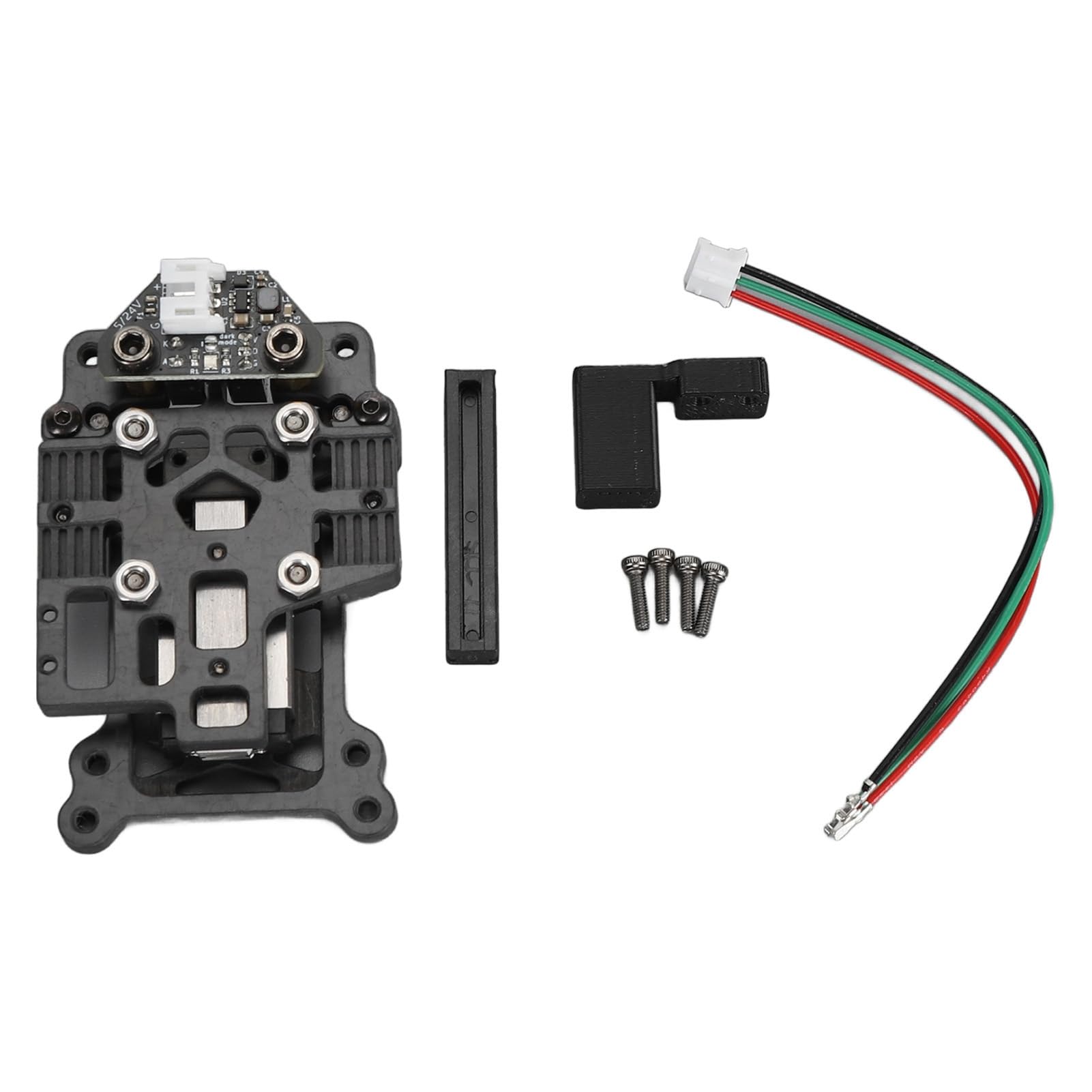Pour 2.4 Kit de capteur de nivellement de robinet Mise à niveau d'usinage CNC Remplacement du capteur de nivellement automatique pour imprimante 3D 2.4 Accessoires d'imprimante (Rail en fil d'acier