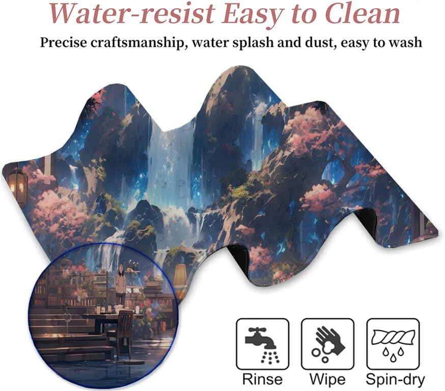 Tapis souris XXL imperméable et lavable pour gamer PC - 7