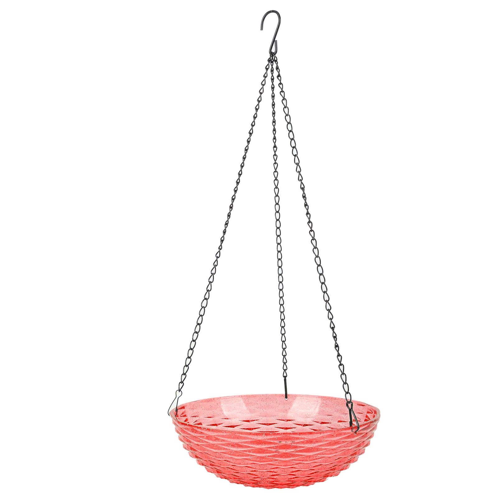 Fabater Gorgogliatore Solare per Il Bagno degli Uccelli, Mangiatoia per Uccelli Sospesa per Giardino Esterno - Materiale Plastico Resistente - Adatto per Portico, Balcone Attira con Acqua Corrente