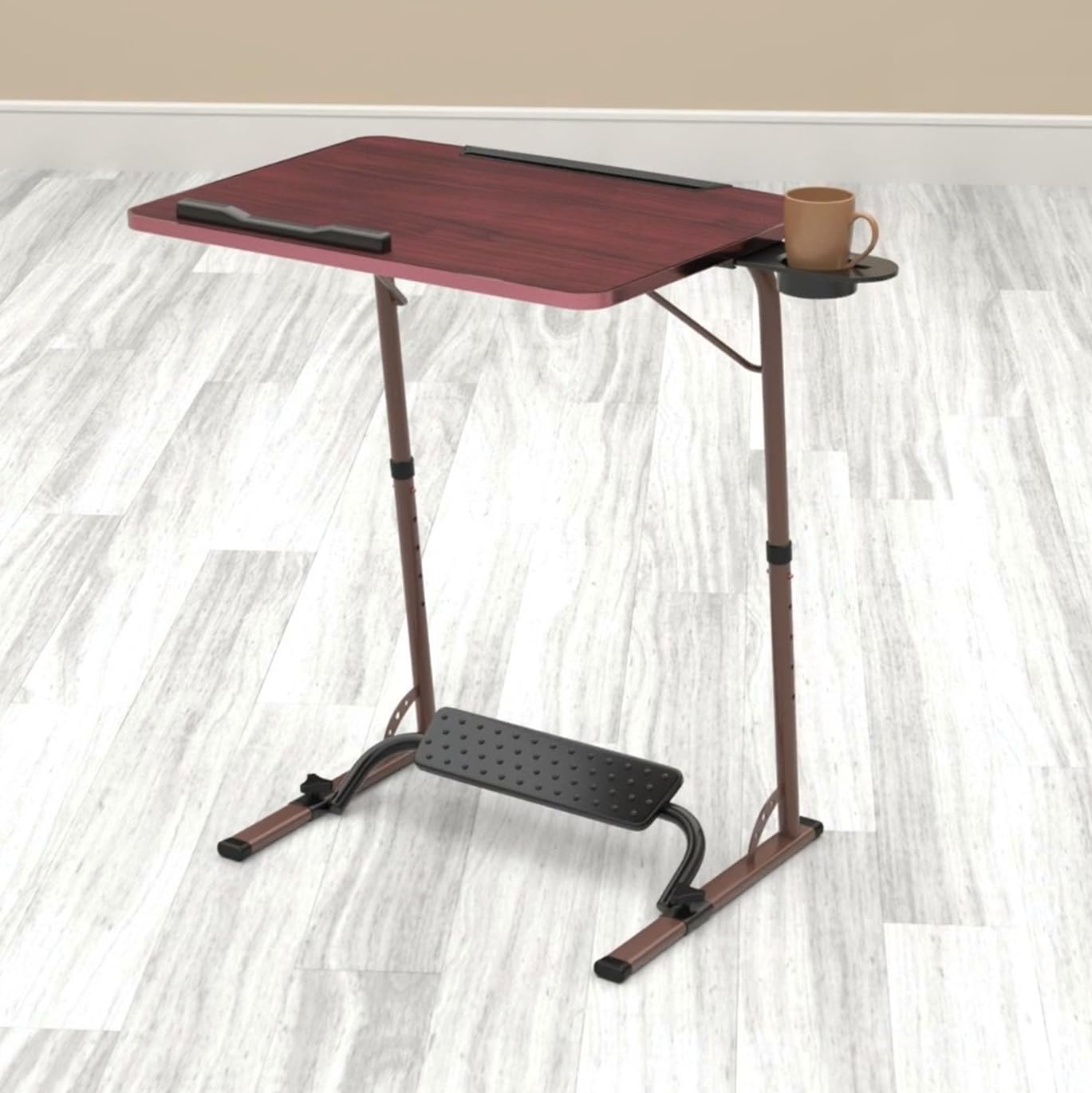 TABLE MAGIC Engineered_Wood Xl-Pro Laptop Table Mat Finish| Work At Home Table| Study Table| Over Bed Table, 60 CM, 45 CM, Brown (B0BFR2LBCV) Amazon Price History, Amazon Price Tracker