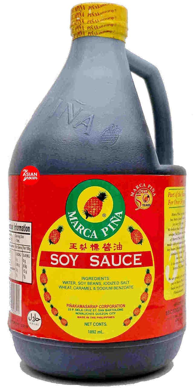 Marca Pina Philippine Soy Sauce - Food Service 1 Gallon