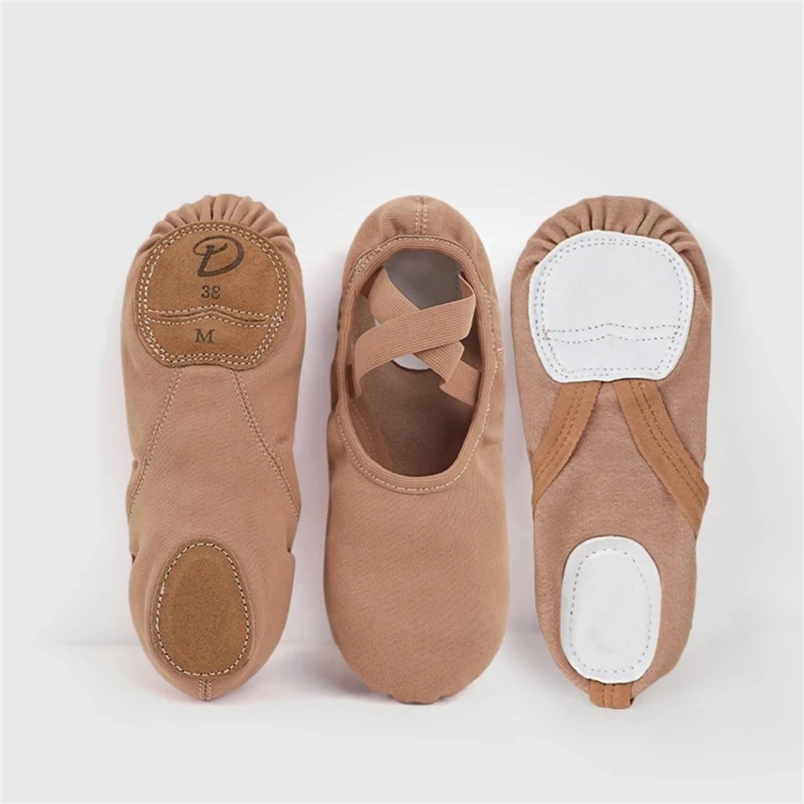 Zapatillas de ballet Zapatillas de Ballet for niñas y mujeres, suela suave elástica, zapatillas de lona profesionales, zapatillas de Ballet, zapatillas de Ballet de lona elástica, zapatos de suela sua
