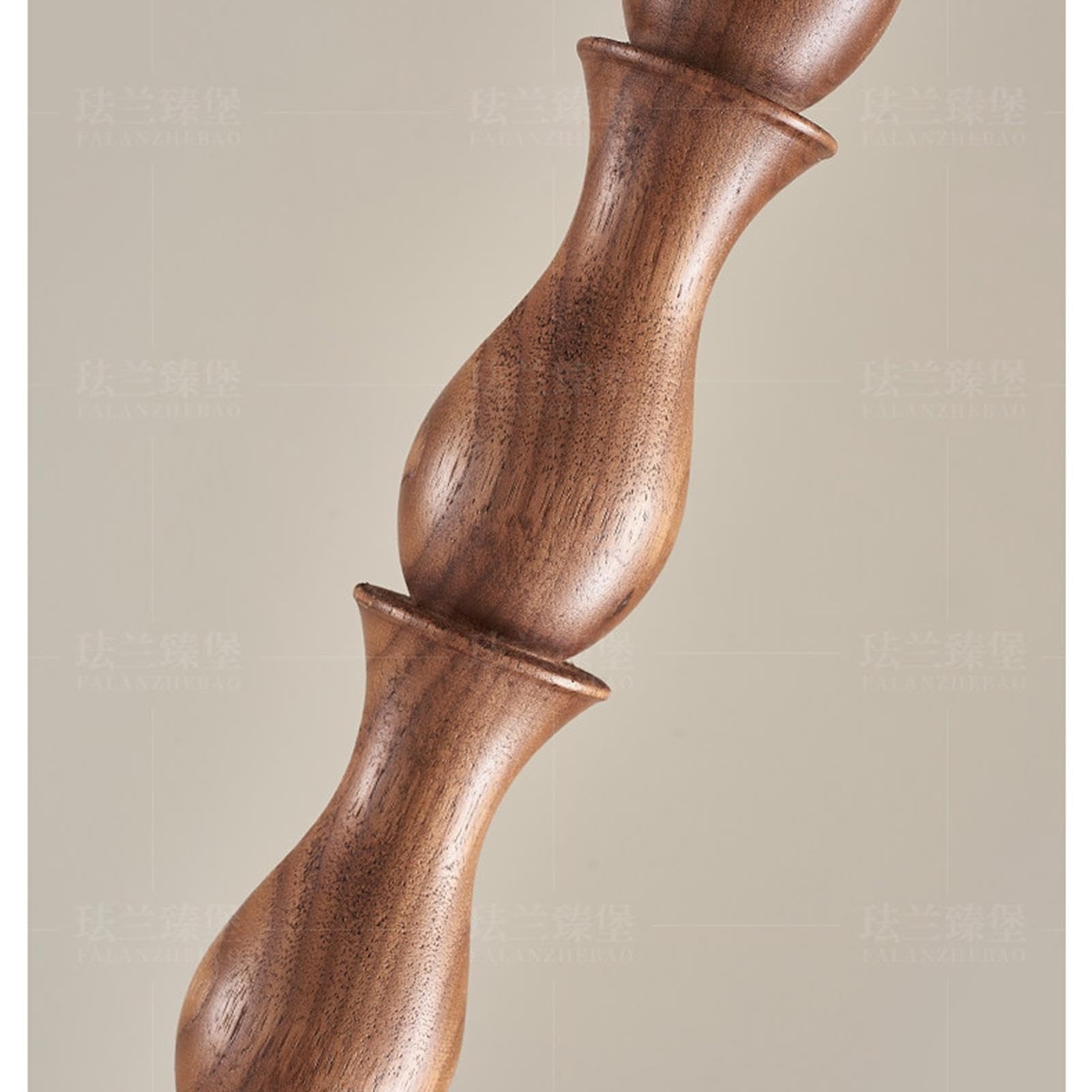 Lampada da Terra in Legno, Lampada da Terra Alta Naturale con Paralume in Lino, Attacco E27, Lampada Ad Angolo Lounge Rustica Vintage Lampadina E27 Inclusa