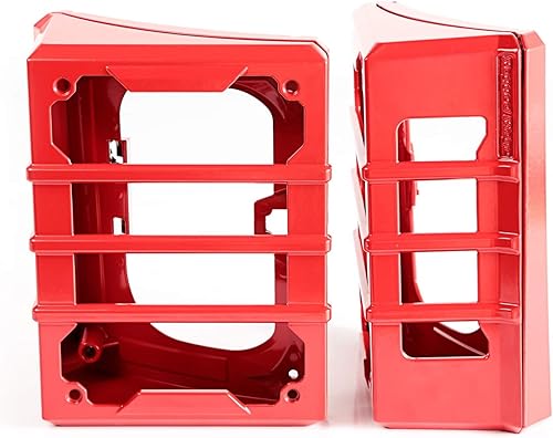 Rugged Ridge Kit de protección Elite, luz trasera, rojo 11226.06 Compatible con Jeep Wrangler JK 2007-2018