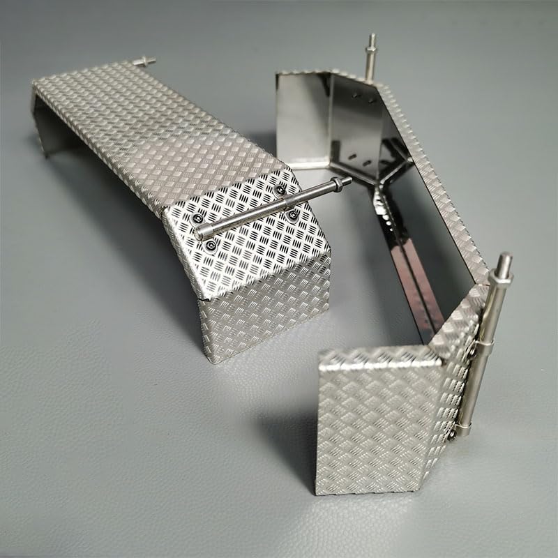 Metal Two Axle Fenders Mudguard for Tamiya 1/14 RC Truck Dual-axle Fender Upgrade Accessories