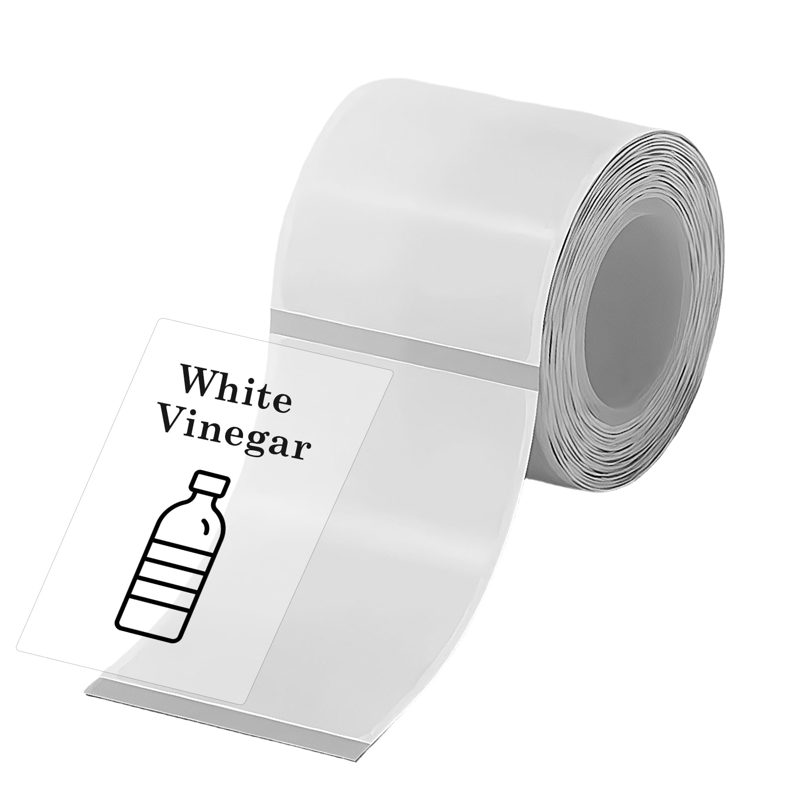 40mm x 60mm Étiquettes Thermiques Autocollantes, Imperméables Étiquettes Thermiques Transparentes 150 Pièces Par Rouleau pour T50M Pro Bureau Logo Design QR Expédition