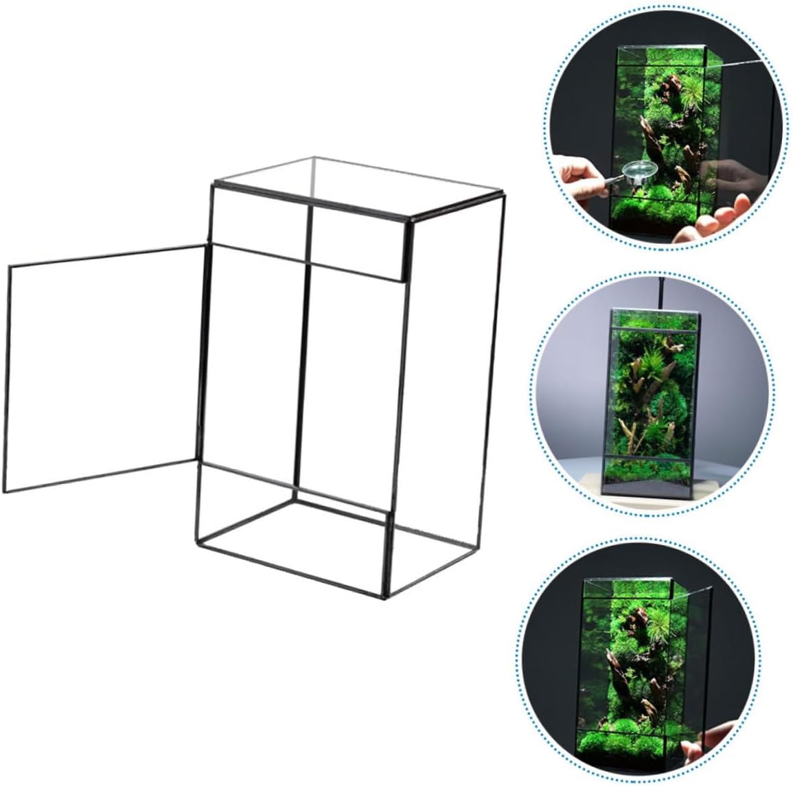 Terrarium for Plants Landscape Container Glass Eco Bottle DIY Moss Terrarium Table Adornment for Home