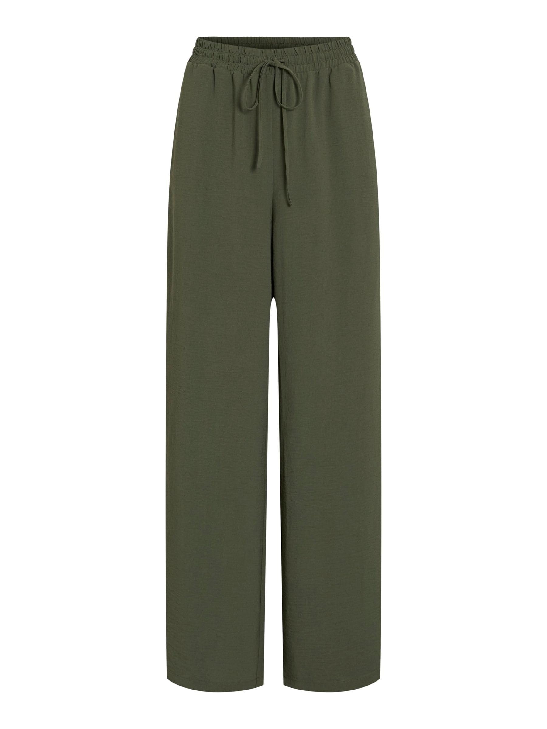 Vila Women's Vijosa Hw Wide Pants-Noos, deep Depths, 12