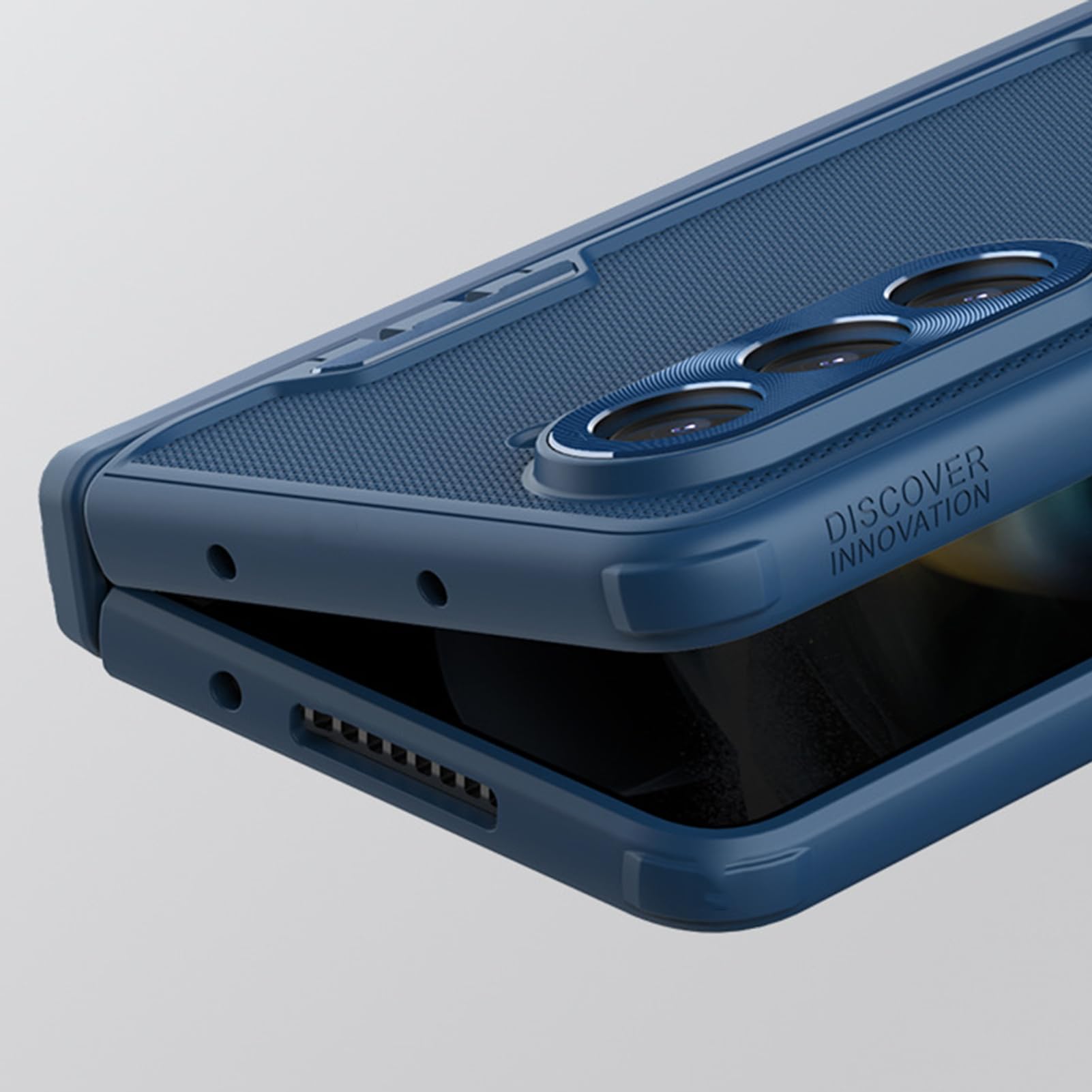CIRONI Custodia Antiurto per Samsung Galaxy Z Fold 5, Cover con Pellicola Temperata per Schermo, Custodia con Protezione Completa,Verde