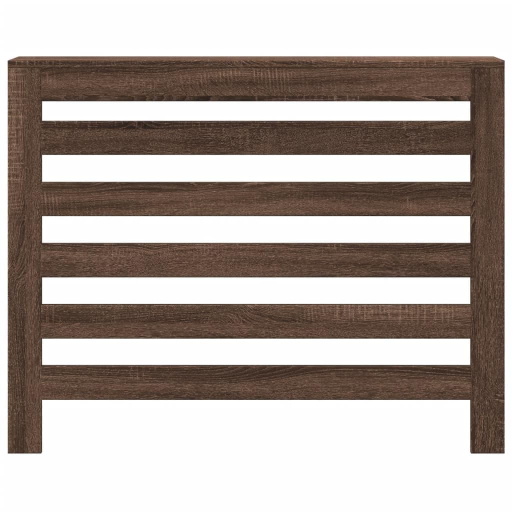 Genérico Cubierta de radiador Madera ingeniería marrón Roble 104x20x82cm,Accesorios para electrodomésticos,Accesorios para radiadores de calefacción,852696