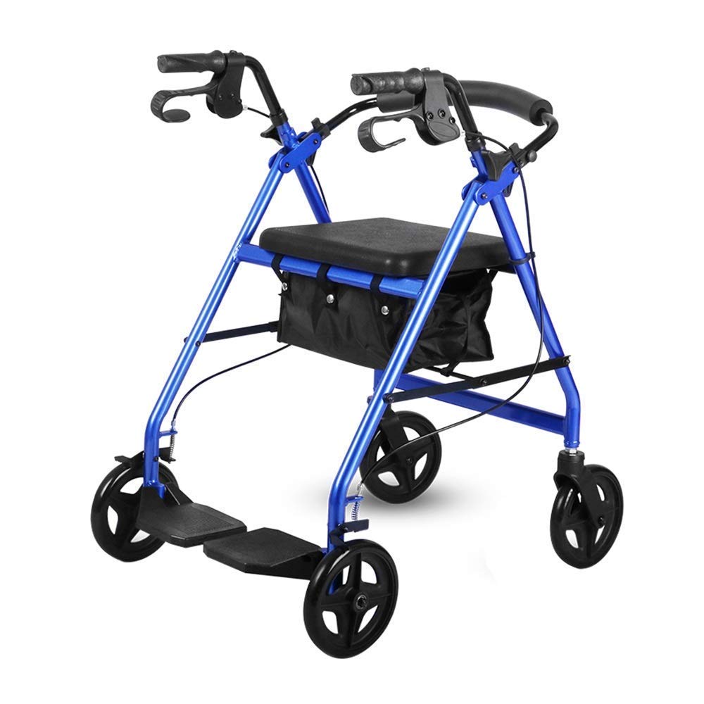 Buy Rollator Walker Heavy Duty Rollator Walker with Seat Folding
