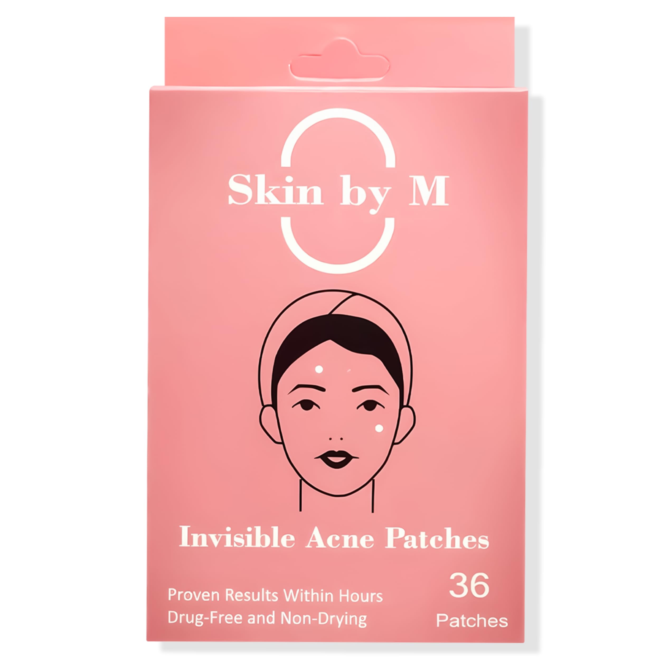 Pimple Patches for Face (36 Count), Hydrocolloid Acne Patches, Treatment for Absorbing Zits and Blemishes, 2 Sizes, Drug-Free, Non-Drying, Korean Skin Care