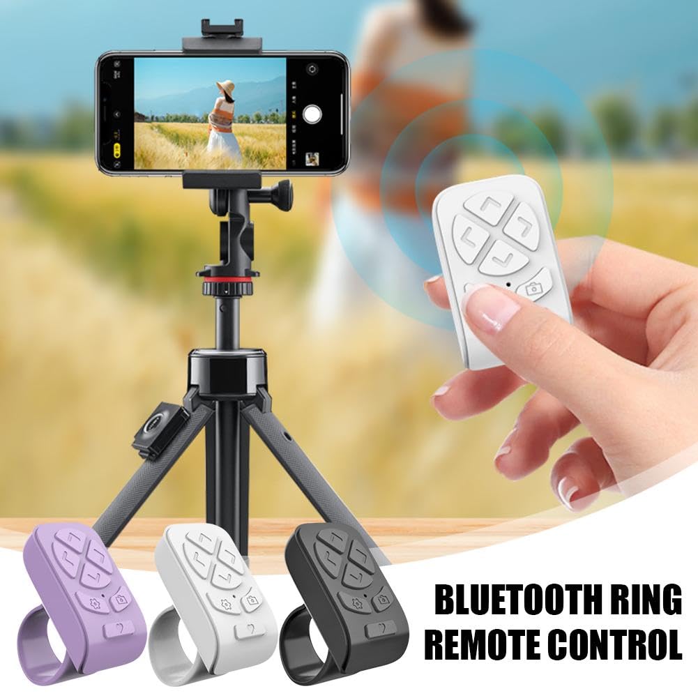 Bague de contrôle à distance Bluetooth pour tourner les pages Télécommande sans fil