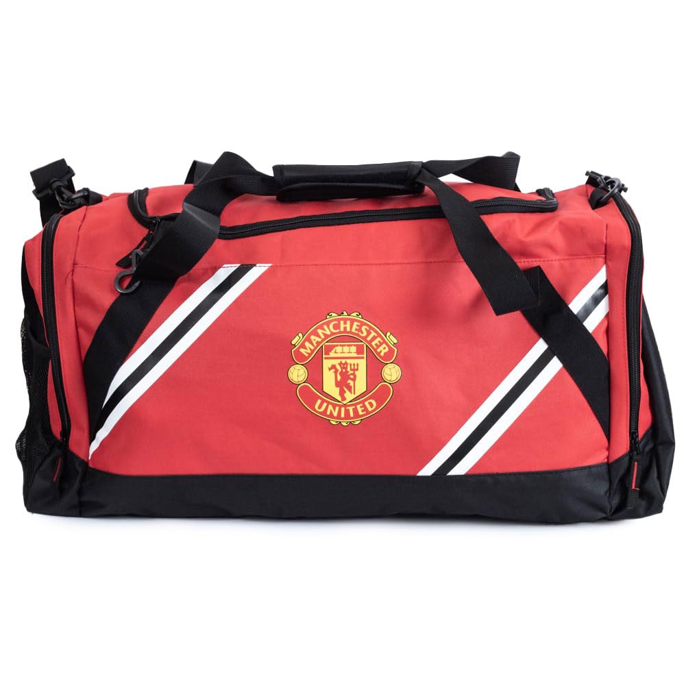 FOCO Offiziell lizenzierte Fußballtasche Manchester United FC Core Stripe
