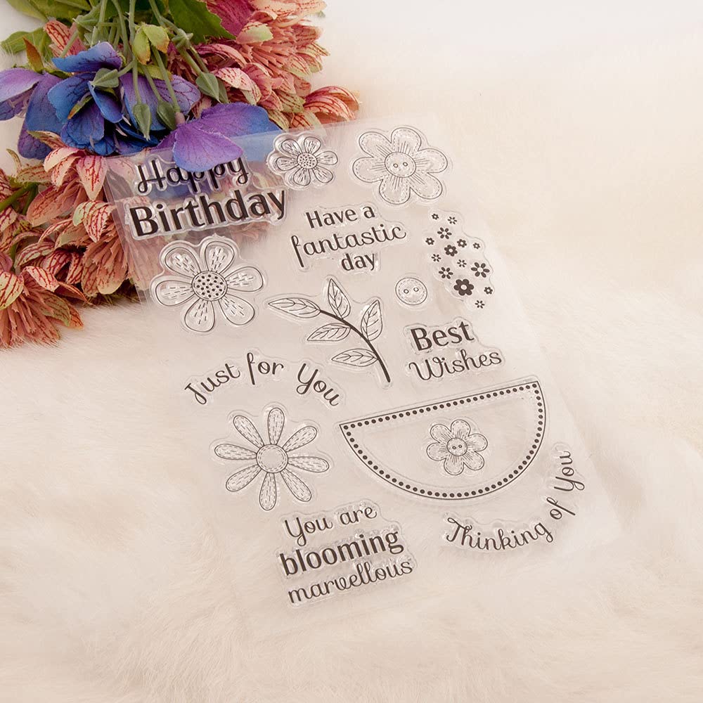 Tampon Woodware Transparent, Bubble Bloom 4 X 6 Po - Fabrication De Cartes Scrapbooking - Canada