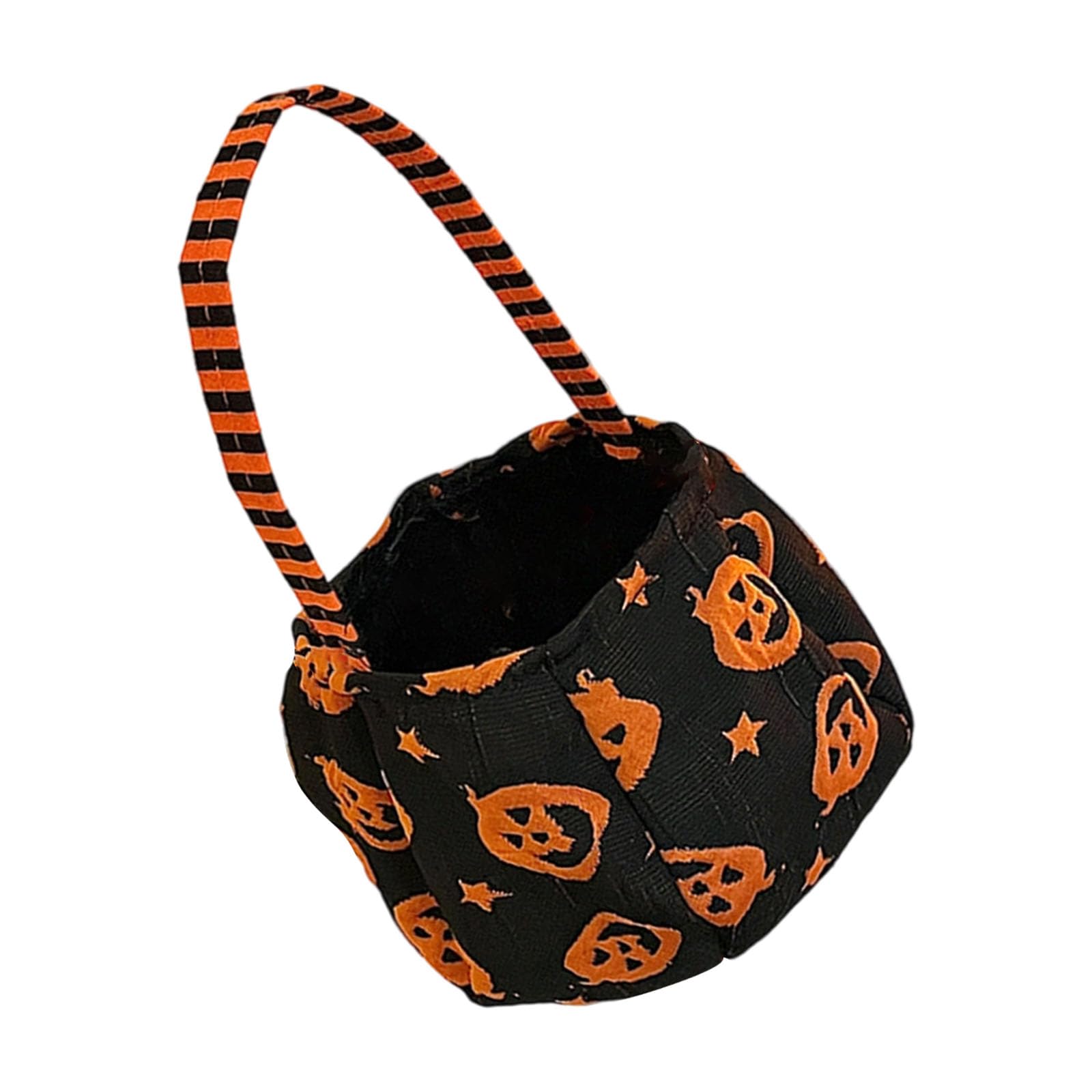 Nucelit Halloween Vegetable Deck Candy Bag Recyclable Polyster Storage Bag for Trick Otherwise Treat Kids Costume Incidents Recyclable Trick Otherwise Treat Sacks