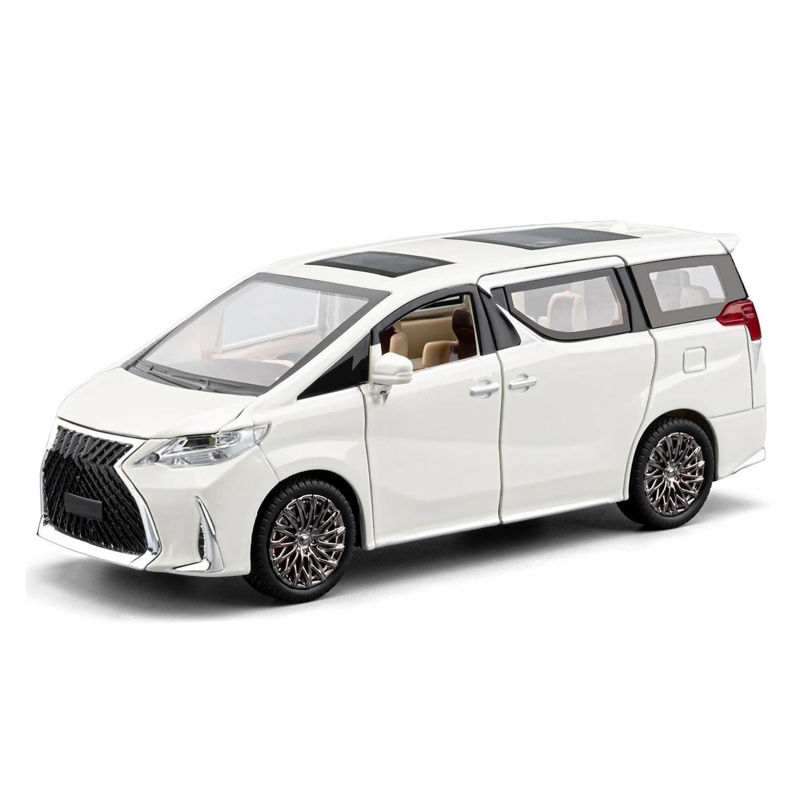 MOCALUX Scale Die-Cast Model Car For Lexus LM300h Diecast Model Car