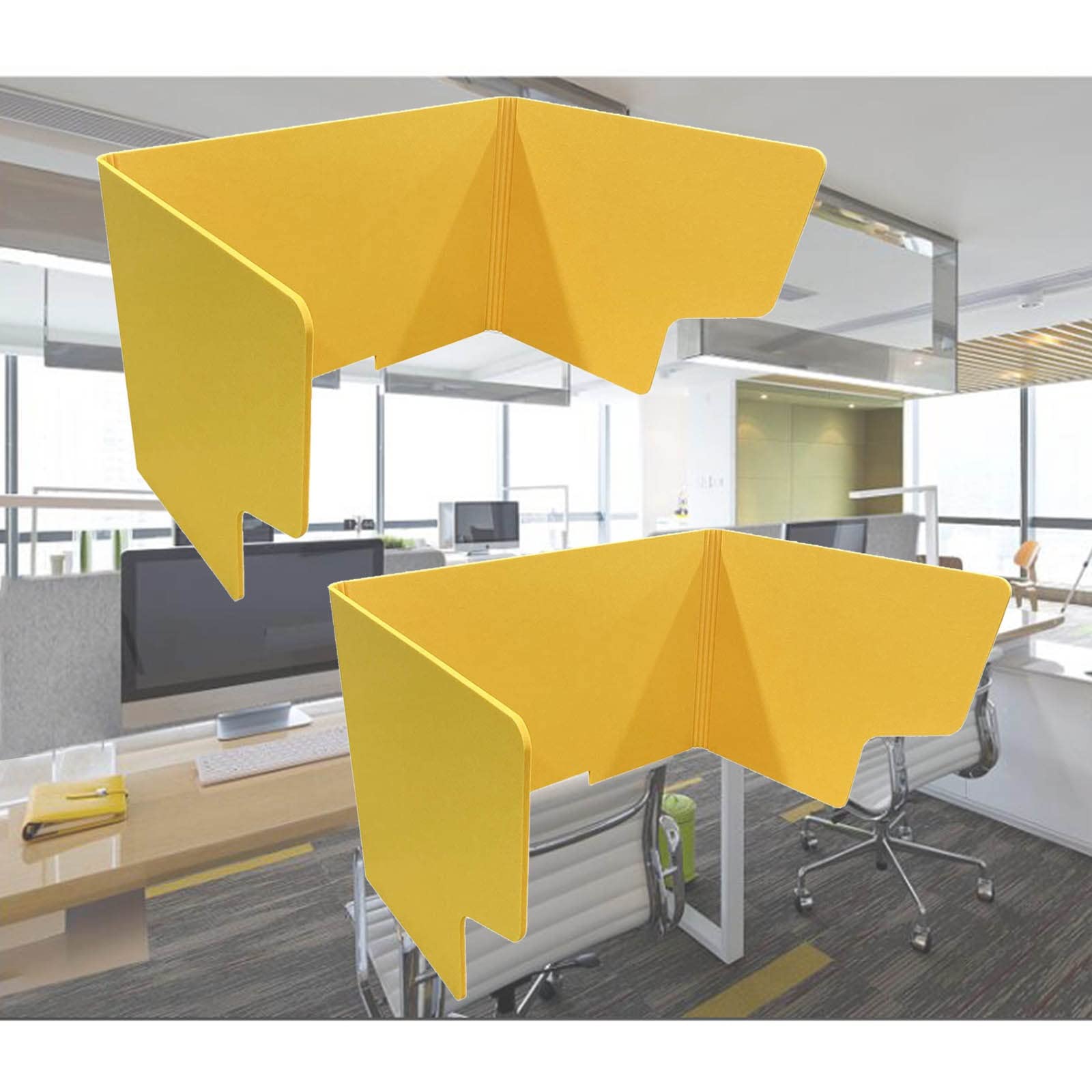 GJZQDKX Desk Divider Shelf Stand Up Desk Acoustic Partition Reduces Noise and Visual Distractions