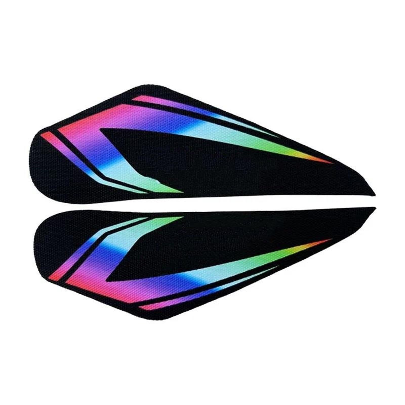 Motorbike Stickers Motorcycle Side Fuel Tank Protector Sticker For For Ninja 500 400 Oil Pad Decorative Decal Traction Pads Anti-slip Fuel Tank Protection Pads(Color 1)