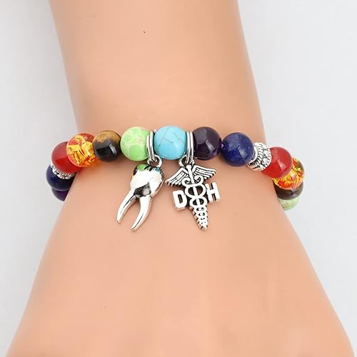 Miniatura 5 de WSNANG Regalo de dentista RDH Registrado Higienista Dental Pulsera de Oración Higienista Dental Regalo de Oración Dentista Regalos de Graduación