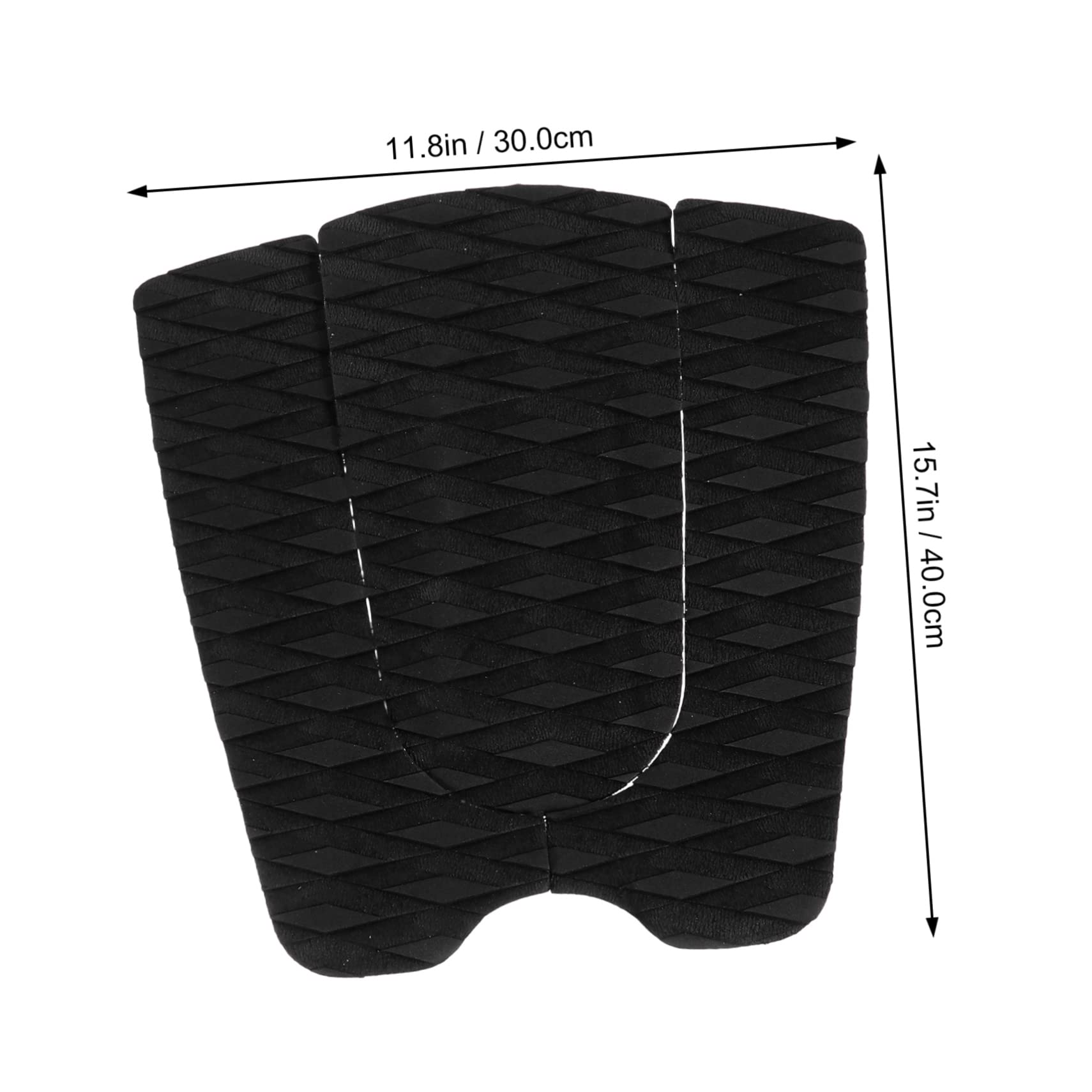 BESPORTBLE 6 Stück Schwanz Mit Surf-Stomp Surfbrett Skimboards Pad Skimboard Board-Griffe Longboard Für Zubehör Pads Löcher Eva-Deck Skimboarding Nicht Klebendes Traktionszubehör