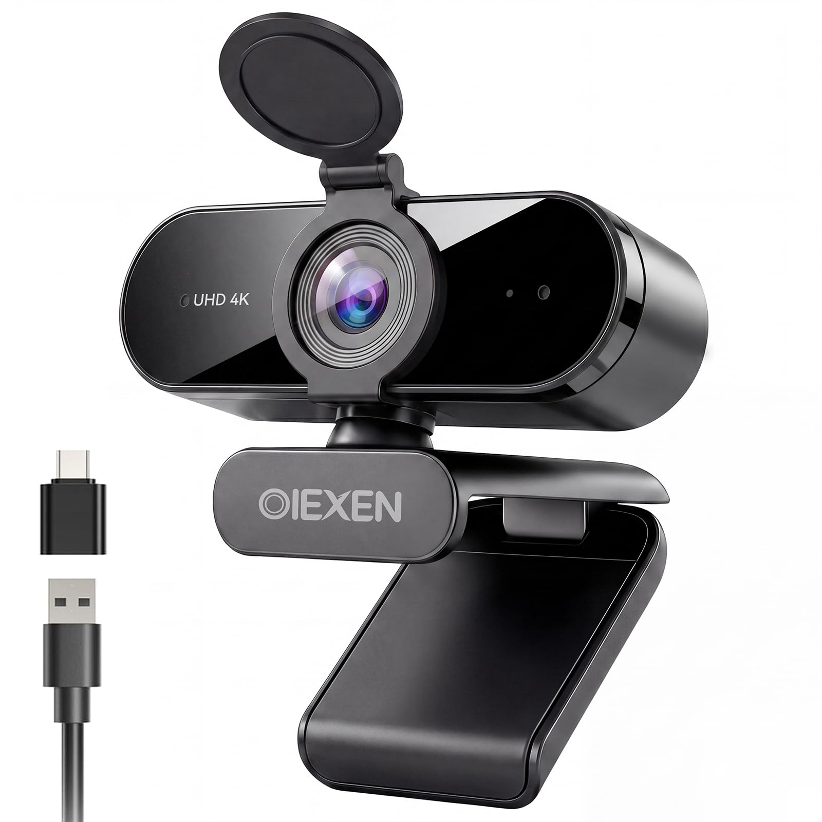 4K Ultra HD Webcam with 1/2.8''CMOS Sensor,PDAF Auto Focus 1080P@60FPS,Dual Noise-Canceling Mics, Privacy Cover,USB Streaming Webcam for PC/Mac,Gaming,Video Calling,Live Streaming&Meetings-image-37
