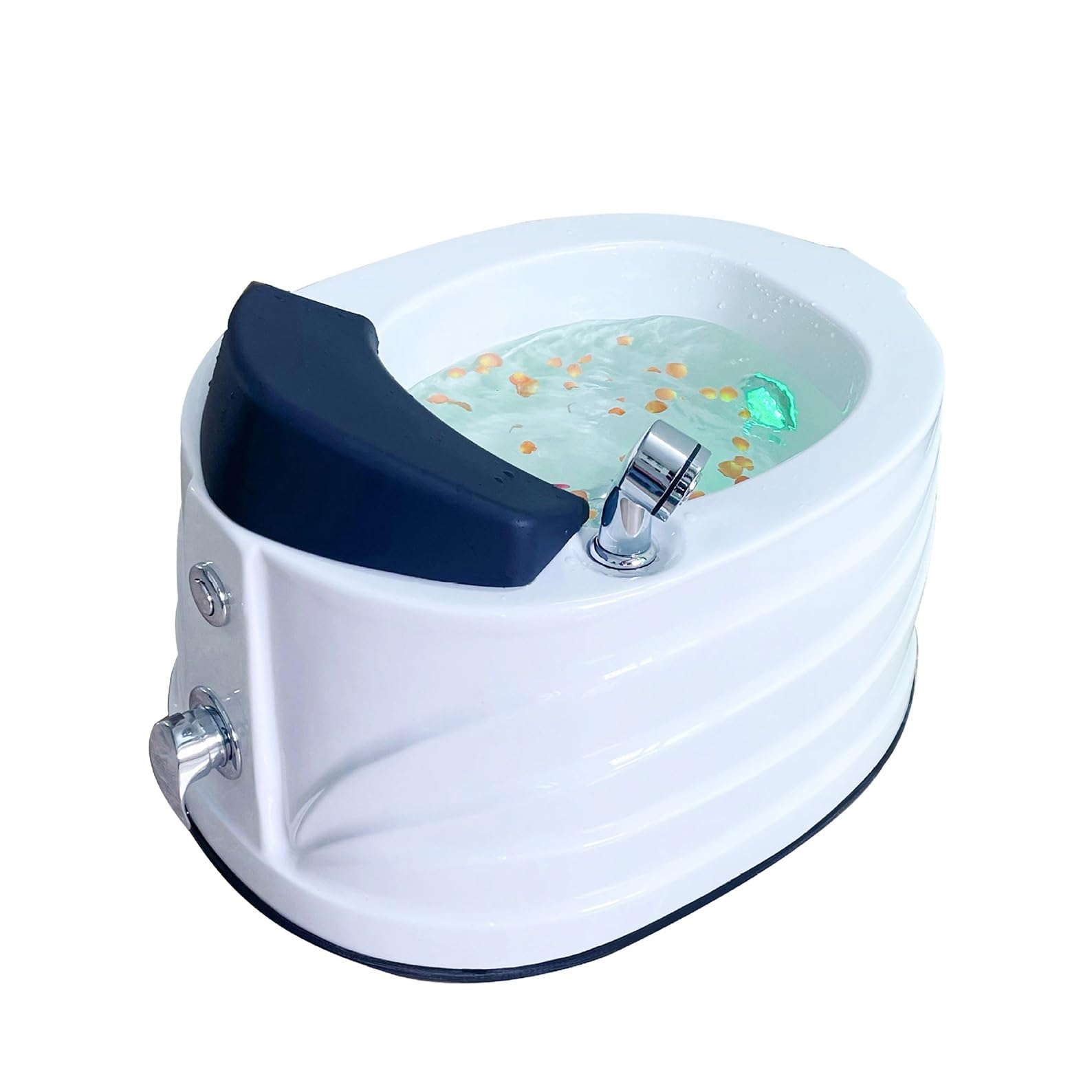 Pediküre-Schüssel, Hydromassage-Fußbad, Hydromassage-Fußbad, Fußmassagegerät-Fußbad, tragbare Pediküre-Schüssel, große Fußbadewanne, zum Einweichen der Füße.