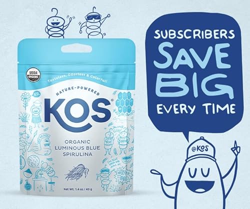 Kos KOS-PAN-BSP01 Usda Organic Blue Spirulina Powder thumb #1