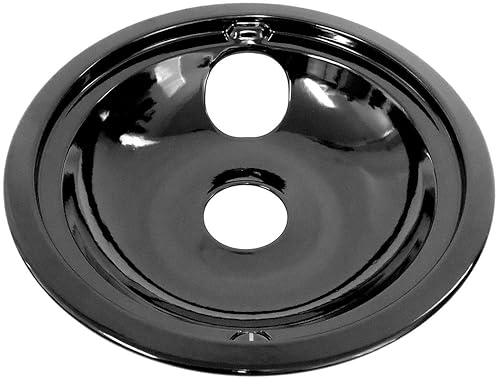 ClimaTek Gama 8 "de porcelana negra quemador de goteo tazón se adapta a Frigidaire Electrolux A316222301 AP3961422 318067075