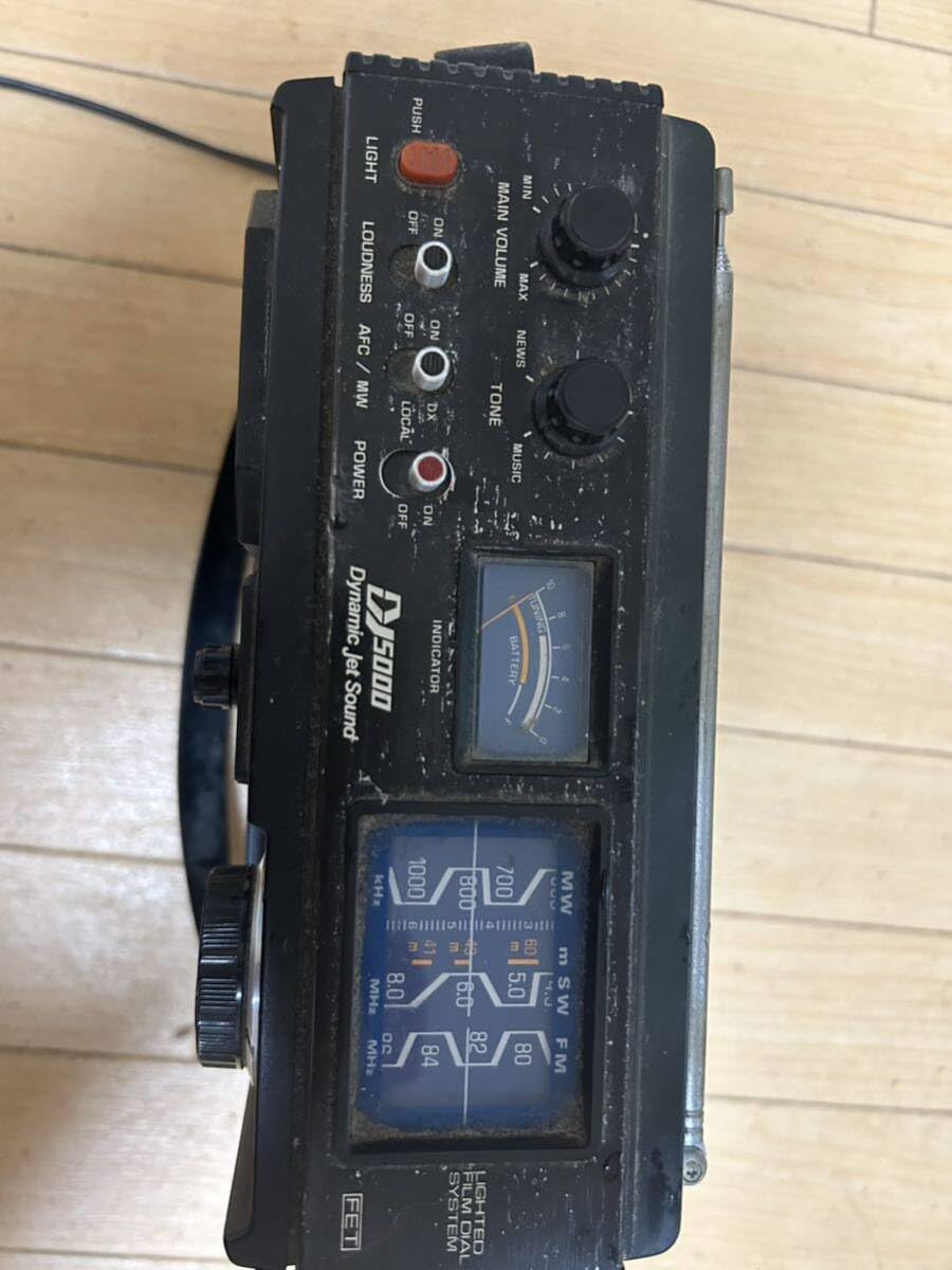 SANYO ラジオ RP7600 動作品　電源コード付　何ヶ所か整備しています SANYO ラジオ RP7600 動作品 電源コード付 何ヶ所か整備しています