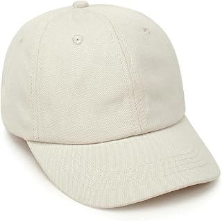 Boné de beisebol Beerty, boné de beisebol infantil liso cor sólida aba curva boné de beisebol caminhoneiro