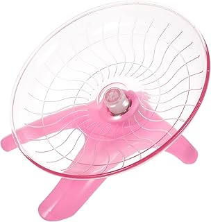 Mipcase Small Animal Exercise Wheels Hamster Wheels, Hamster Silent Chinchilla Wheel Household Rat Wheel Hedgehog Wheel Flying Saucer, Hamster Hamster Wheel