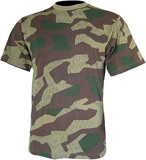 Mil-Tec Herren NVA Strichtarn T-Shirt