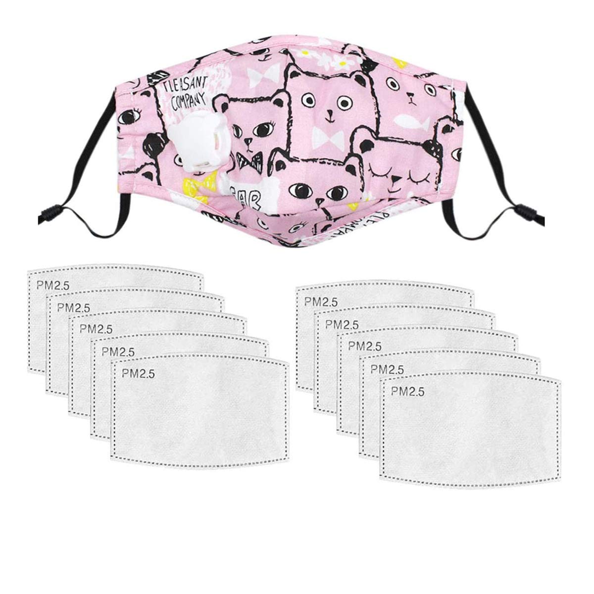 cuddty Cute Unisex Children Kids Covers Cotton Cover with 10Pcs Replaceable Pads