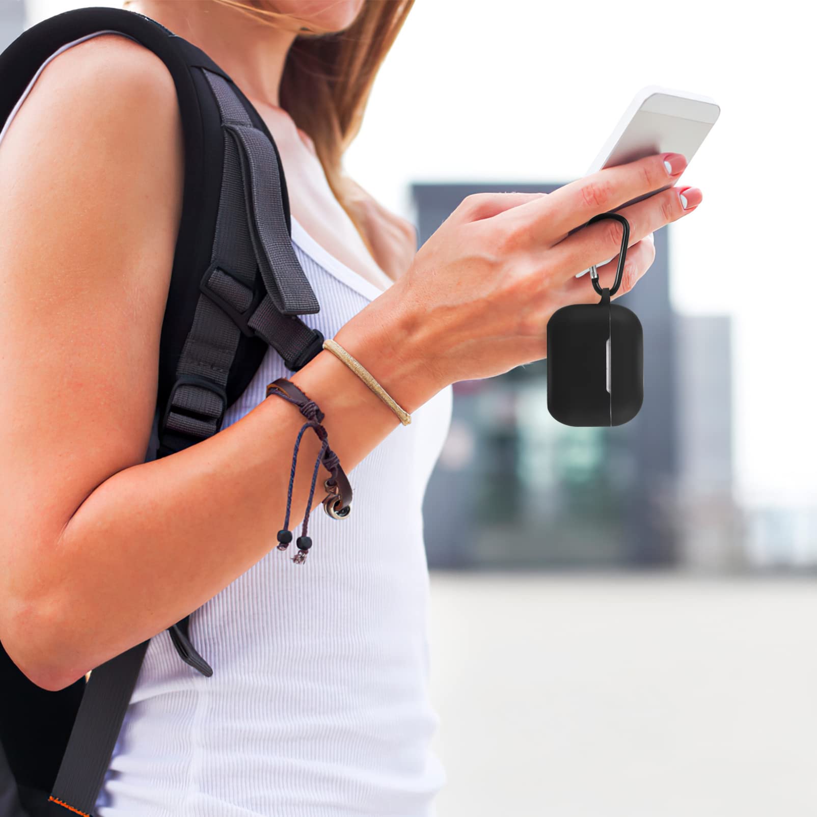 OSALADI 3piezas Estuche y Lanyard Antipérdida para Auriculares Kit Protector De Silicona Compatible Diseño Práctico y Moderno