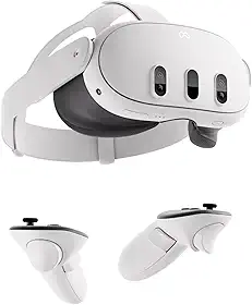 Meta Quest 3 512GB Branco - Tela 4K, Cameras Coloridas, Console Portátil - Android, Compatível com Computador Pessoal